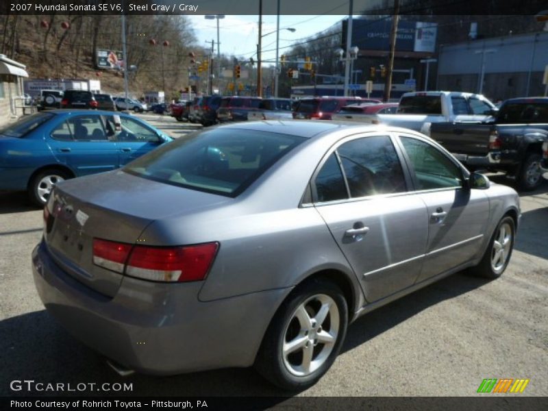 Steel Gray / Gray 2007 Hyundai Sonata SE V6