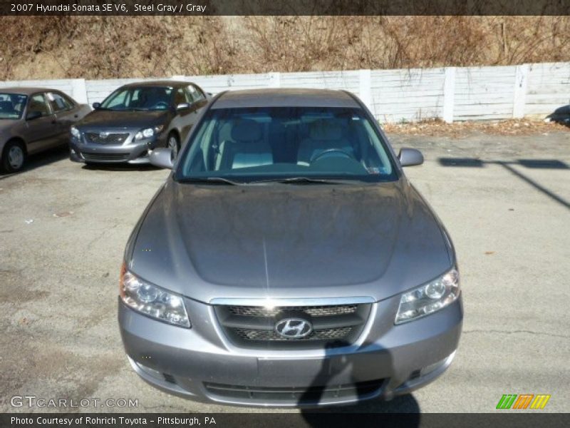 Steel Gray / Gray 2007 Hyundai Sonata SE V6