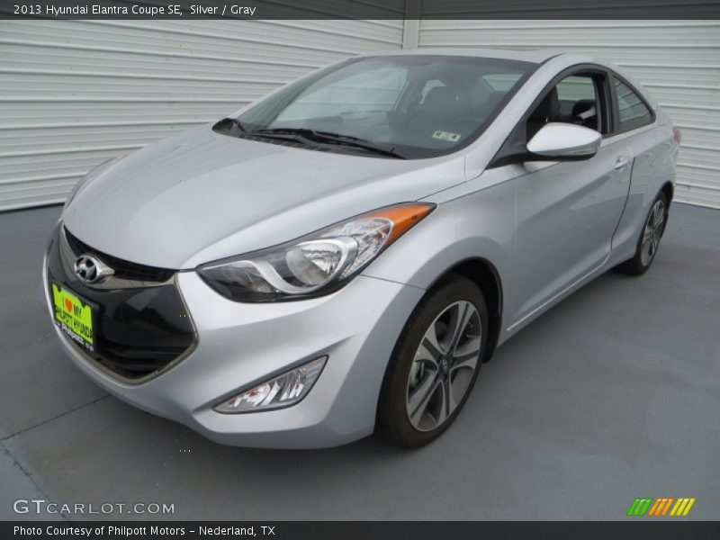 Silver / Gray 2013 Hyundai Elantra Coupe SE