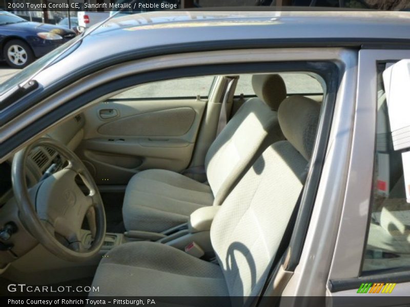 Sandrift Metallic / Pebble Beige 2000 Toyota Corolla CE