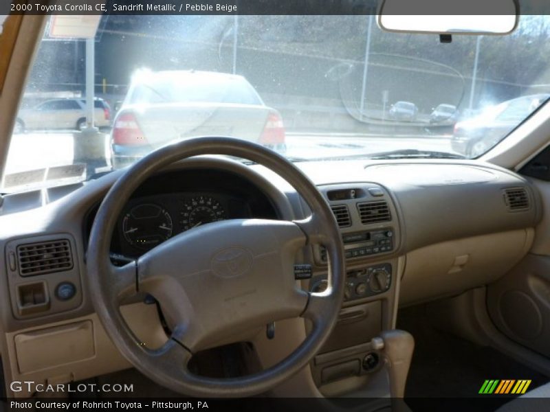 Sandrift Metallic / Pebble Beige 2000 Toyota Corolla CE