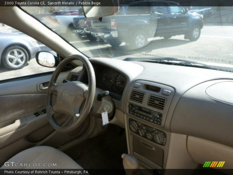 Sandrift Metallic / Pebble Beige 2000 Toyota Corolla CE