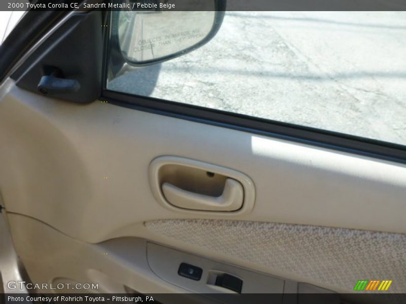 Sandrift Metallic / Pebble Beige 2000 Toyota Corolla CE