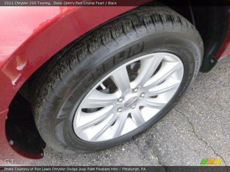 Deep Cherry Red Crystal Pearl / Black 2011 Chrysler 200 Touring