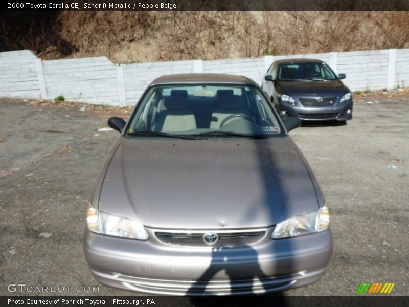 Sandrift Metallic / Pebble Beige 2000 Toyota Corolla CE