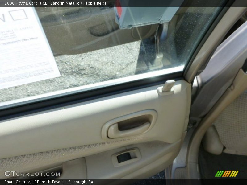 Sandrift Metallic / Pebble Beige 2000 Toyota Corolla CE