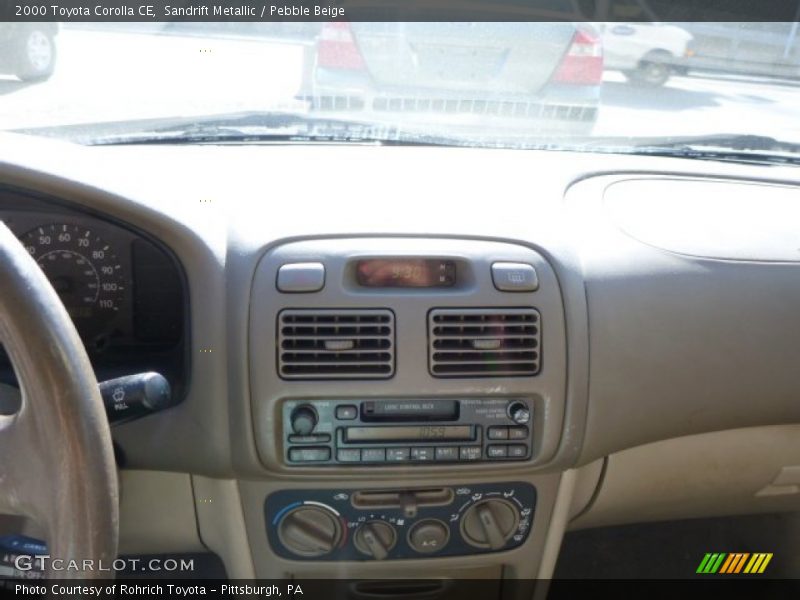 Sandrift Metallic / Pebble Beige 2000 Toyota Corolla CE