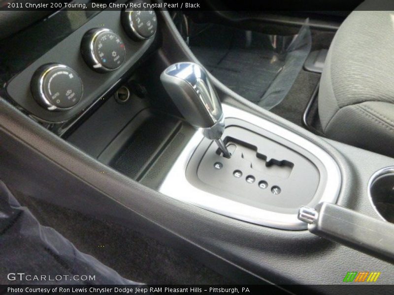 Deep Cherry Red Crystal Pearl / Black 2011 Chrysler 200 Touring