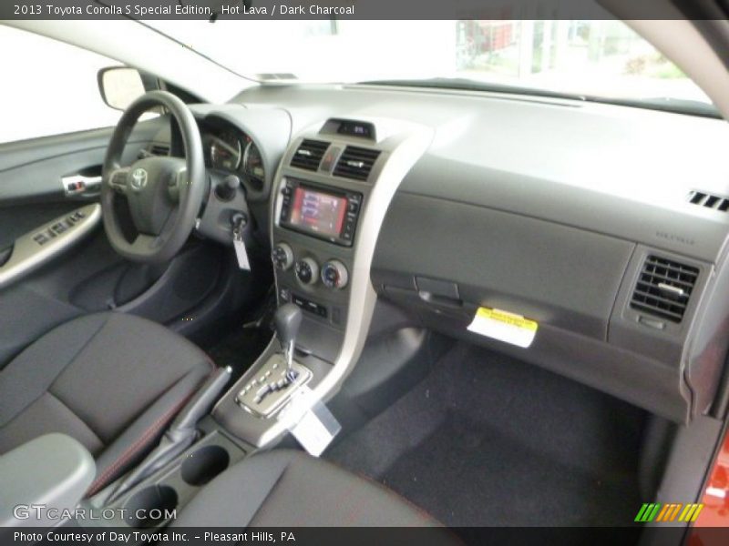 Dashboard of 2013 Corolla S Special Edition