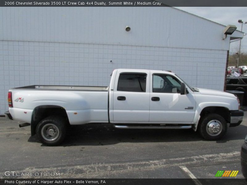 Summit White / Medium Gray 2006 Chevrolet Silverado 3500 LT Crew Cab 4x4 Dually