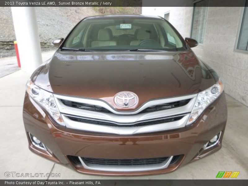 Sunset Bronze Metallic / Ivory 2013 Toyota Venza LE AWD