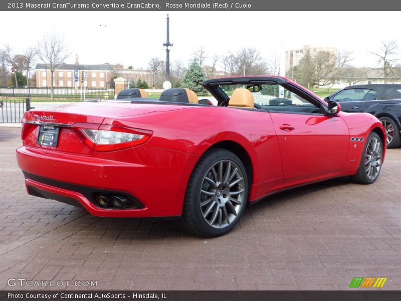 Rosso Mondiale (Red) / Cuoio 2013 Maserati GranTurismo Convertible GranCabrio