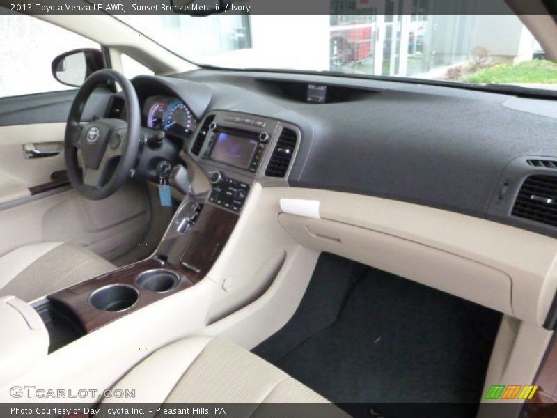 Sunset Bronze Metallic / Ivory 2013 Toyota Venza LE AWD