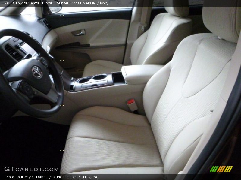 Sunset Bronze Metallic / Ivory 2013 Toyota Venza LE AWD