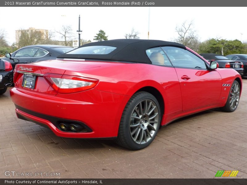 Rosso Mondiale (Red) / Cuoio 2013 Maserati GranTurismo Convertible GranCabrio