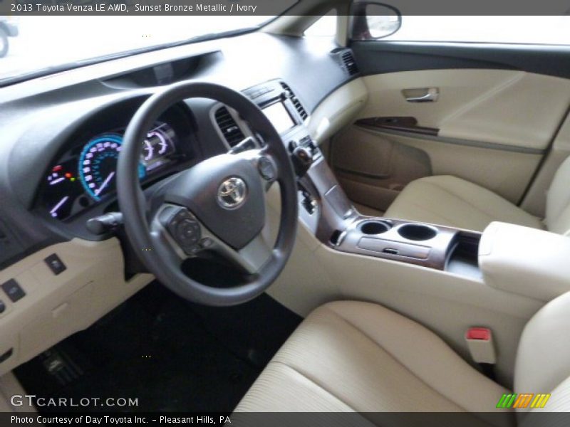 Sunset Bronze Metallic / Ivory 2013 Toyota Venza LE AWD
