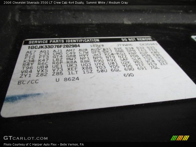 Summit White / Medium Gray 2006 Chevrolet Silverado 3500 LT Crew Cab 4x4 Dually