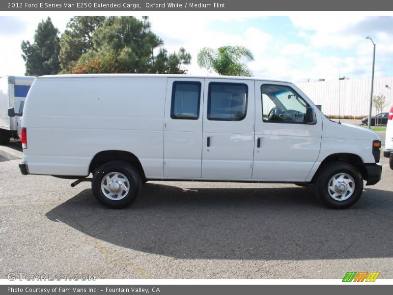 Oxford White / Medium Flint 2012 Ford E Series Van E250 Extended Cargo