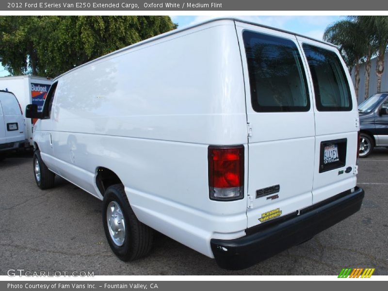 Oxford White / Medium Flint 2012 Ford E Series Van E250 Extended Cargo
