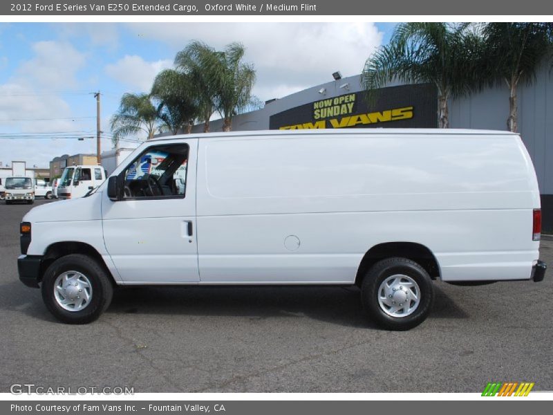 Oxford White / Medium Flint 2012 Ford E Series Van E250 Extended Cargo