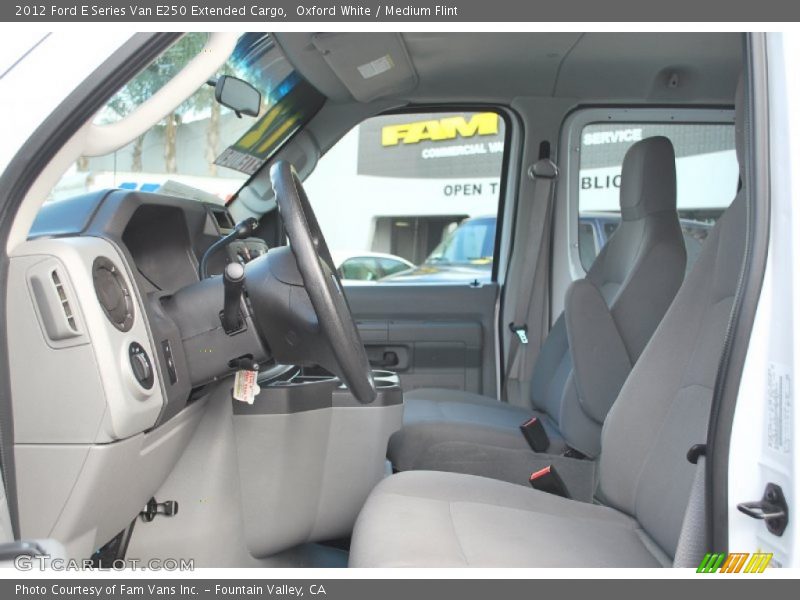 Oxford White / Medium Flint 2012 Ford E Series Van E250 Extended Cargo