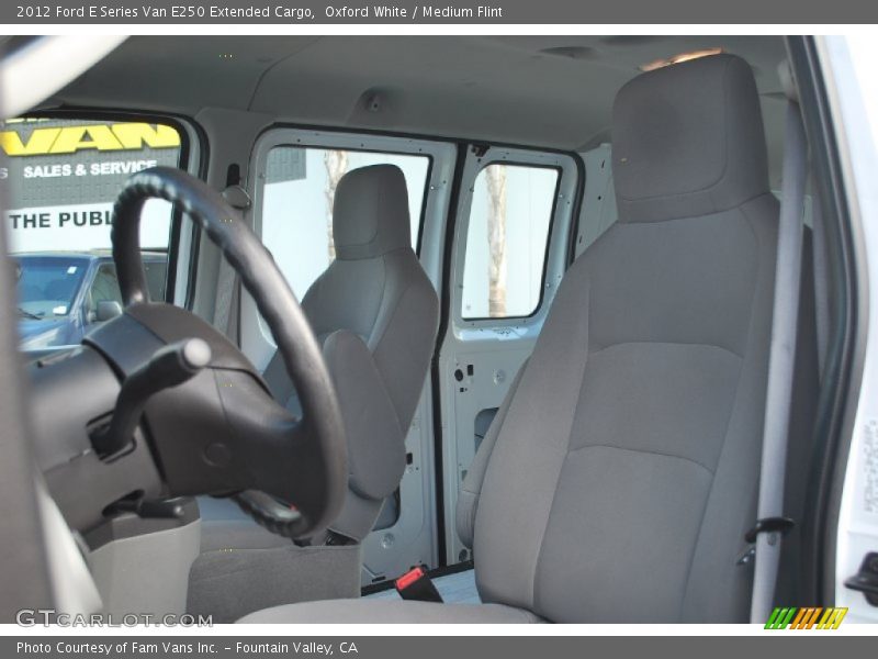 Oxford White / Medium Flint 2012 Ford E Series Van E250 Extended Cargo