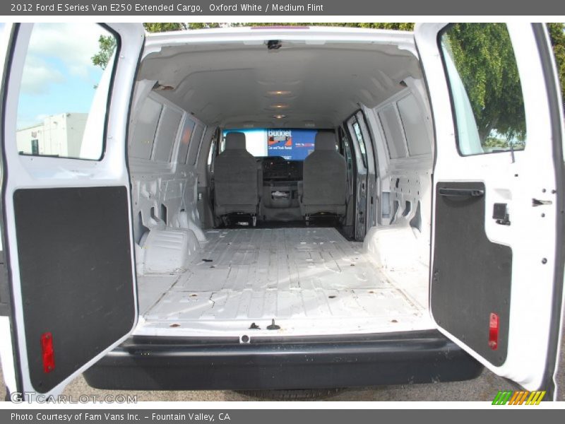 Oxford White / Medium Flint 2012 Ford E Series Van E250 Extended Cargo