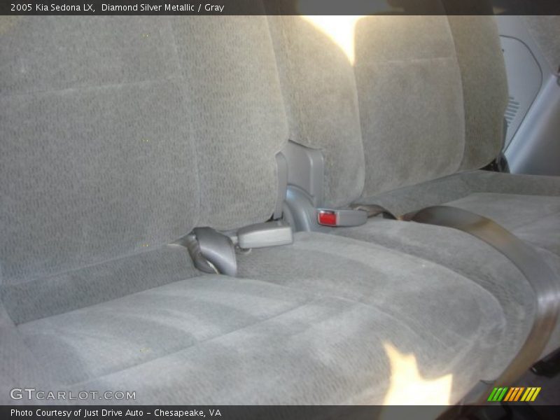 Diamond Silver Metallic / Gray 2005 Kia Sedona LX