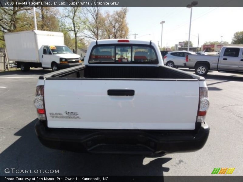 Super White / Graphite Gray 2009 Toyota Tacoma Regular Cab