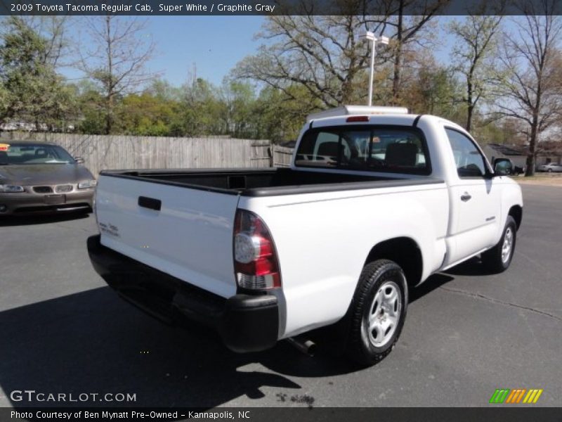 Super White / Graphite Gray 2009 Toyota Tacoma Regular Cab