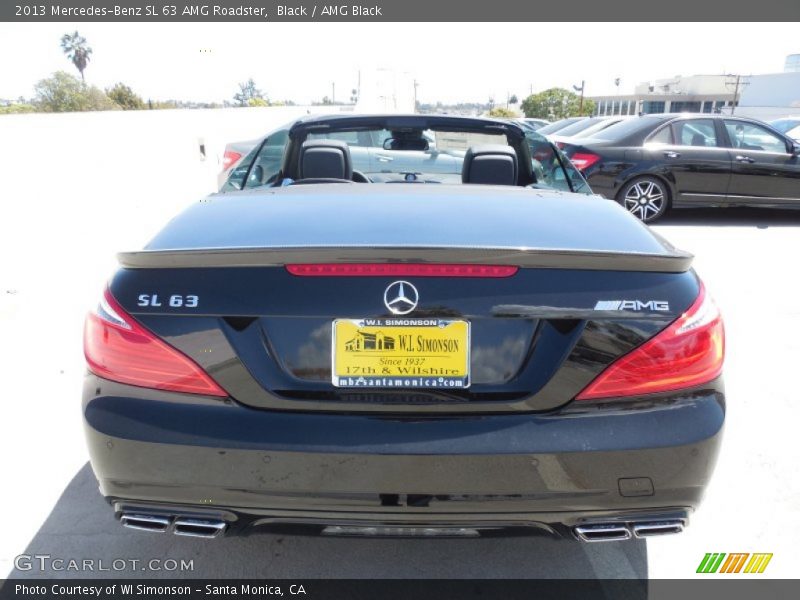 Black / AMG Black 2013 Mercedes-Benz SL 63 AMG Roadster