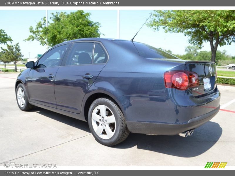 Blue Graphite Metallic / Anthracite 2009 Volkswagen Jetta S Sedan