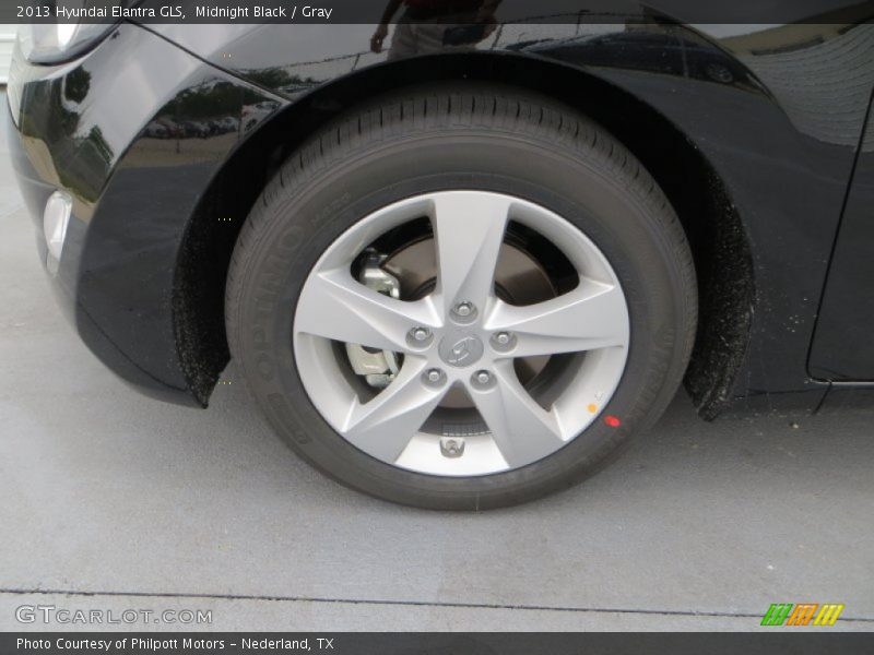 Midnight Black / Gray 2013 Hyundai Elantra GLS