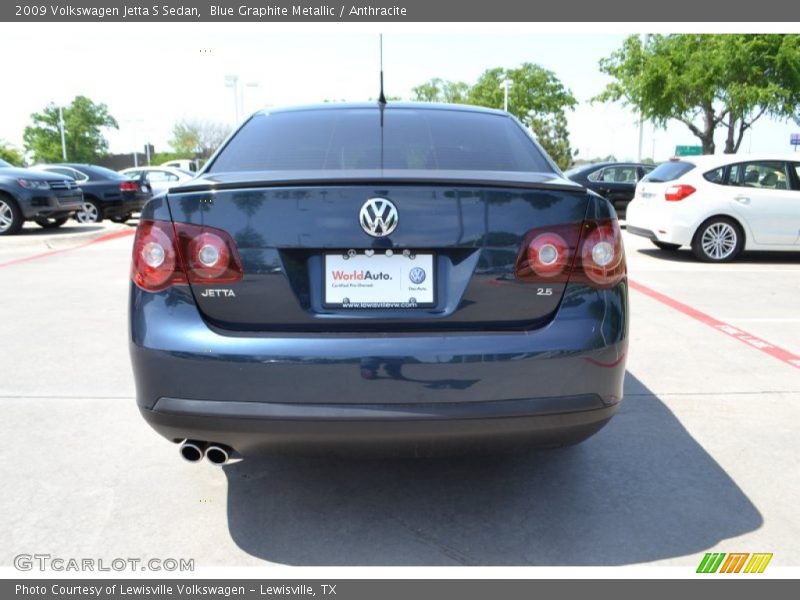 Blue Graphite Metallic / Anthracite 2009 Volkswagen Jetta S Sedan