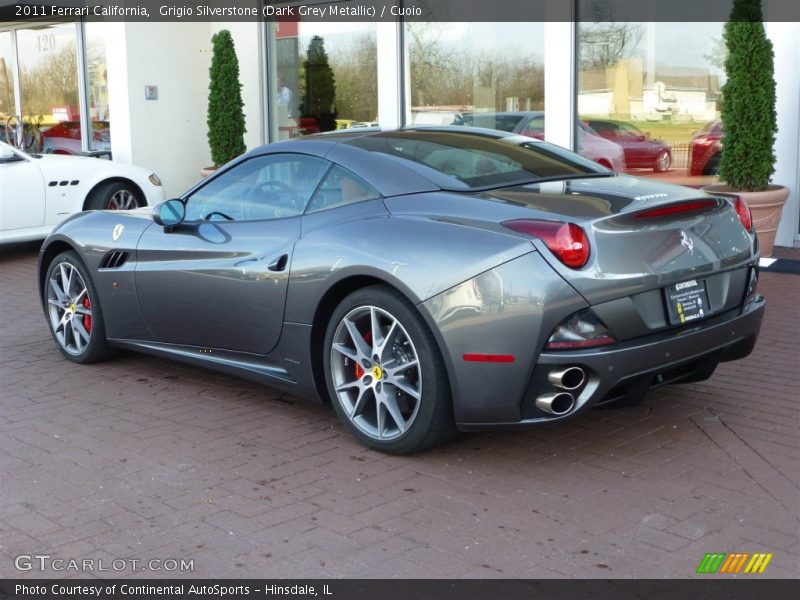 Grigio Silverstone (Dark Grey Metallic) / Cuoio 2011 Ferrari California