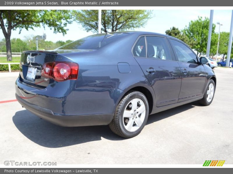 Blue Graphite Metallic / Anthracite 2009 Volkswagen Jetta S Sedan