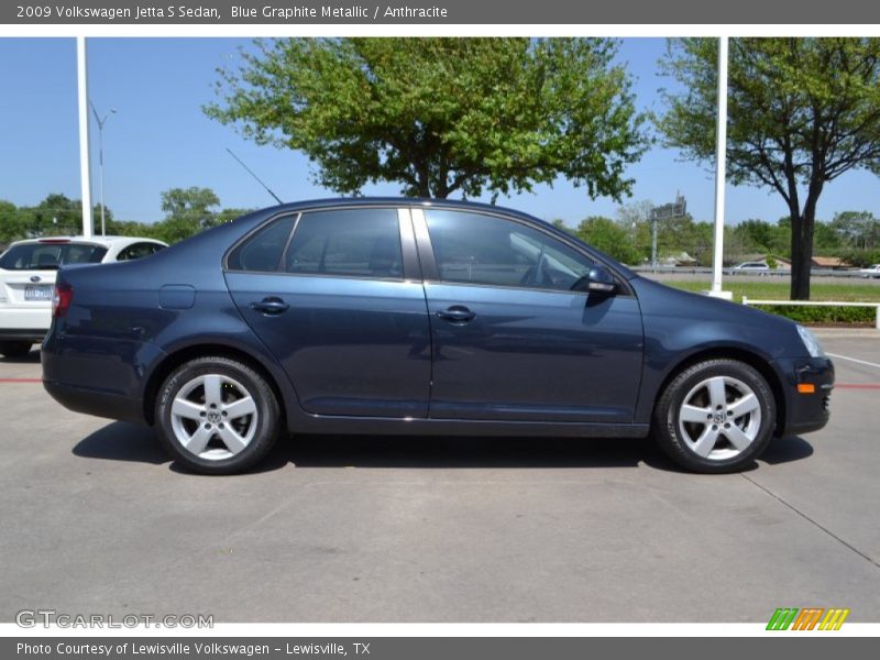 Blue Graphite Metallic / Anthracite 2009 Volkswagen Jetta S Sedan