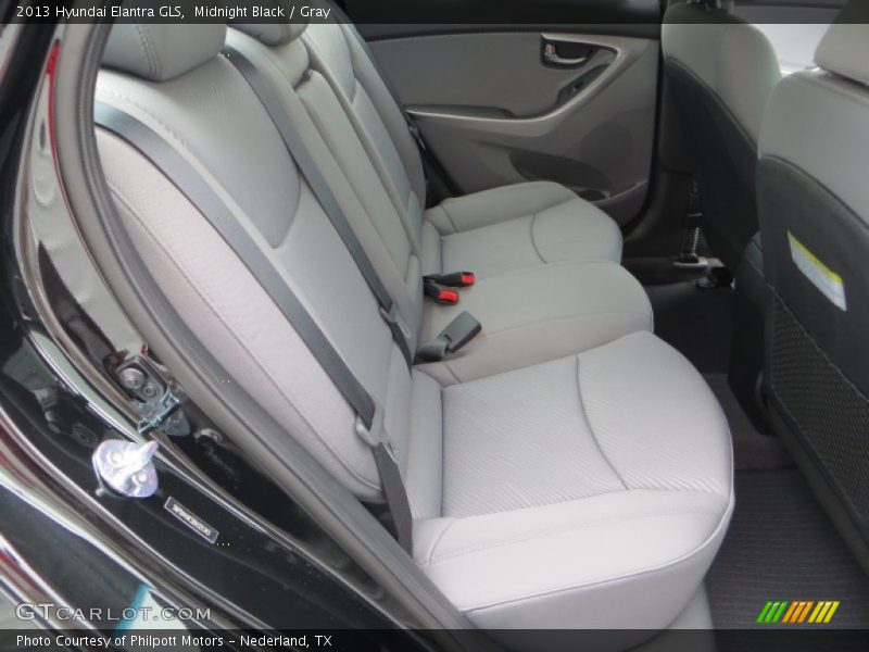 Midnight Black / Gray 2013 Hyundai Elantra GLS