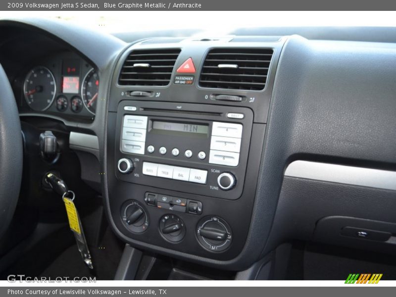 Blue Graphite Metallic / Anthracite 2009 Volkswagen Jetta S Sedan
