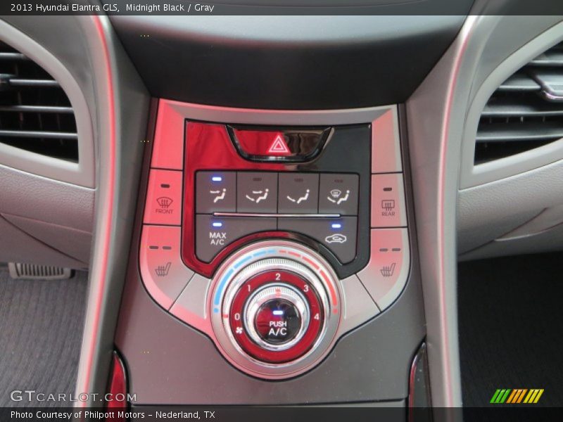 Midnight Black / Gray 2013 Hyundai Elantra GLS