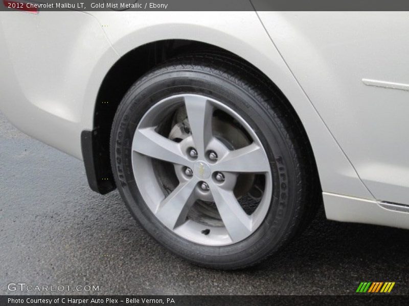 Gold Mist Metallic / Ebony 2012 Chevrolet Malibu LT