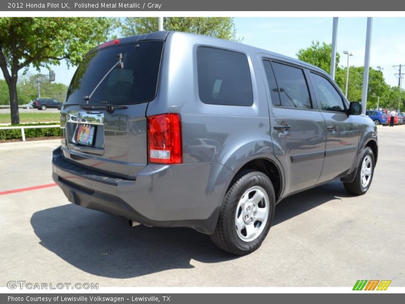 Polished Metal Metallic / Gray 2012 Honda Pilot LX