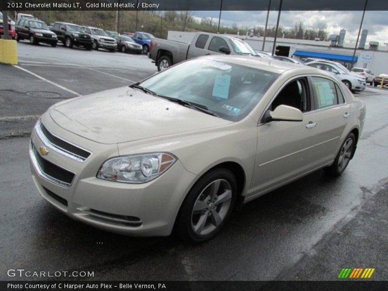Gold Mist Metallic / Ebony 2012 Chevrolet Malibu LT