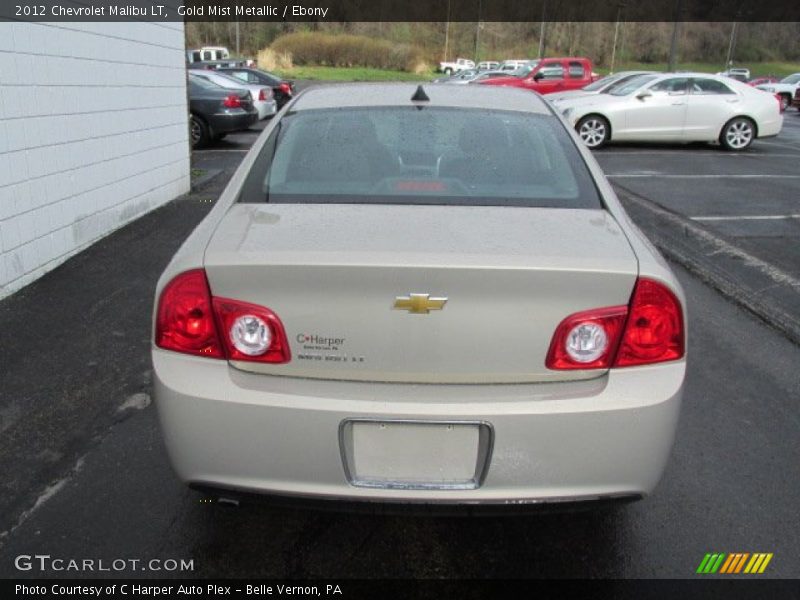 Gold Mist Metallic / Ebony 2012 Chevrolet Malibu LT
