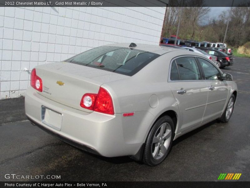 Gold Mist Metallic / Ebony 2012 Chevrolet Malibu LT