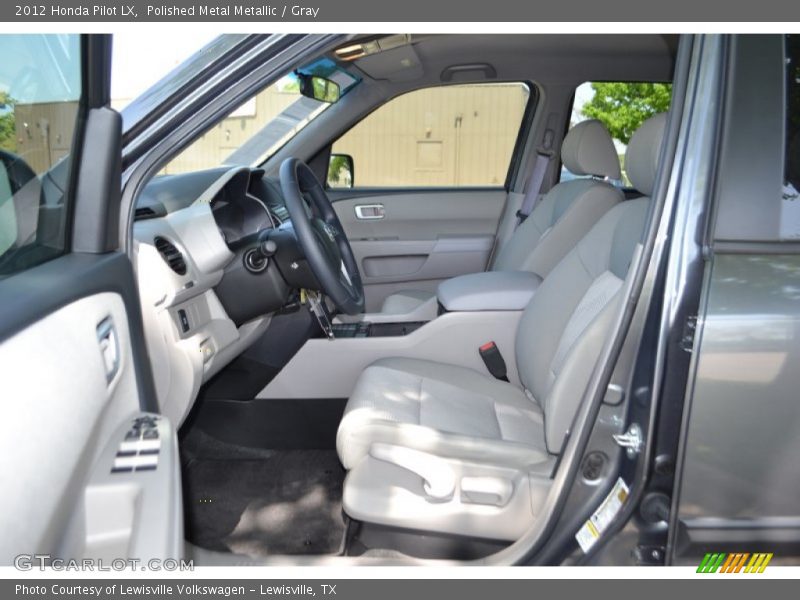  2012 Pilot LX Gray Interior