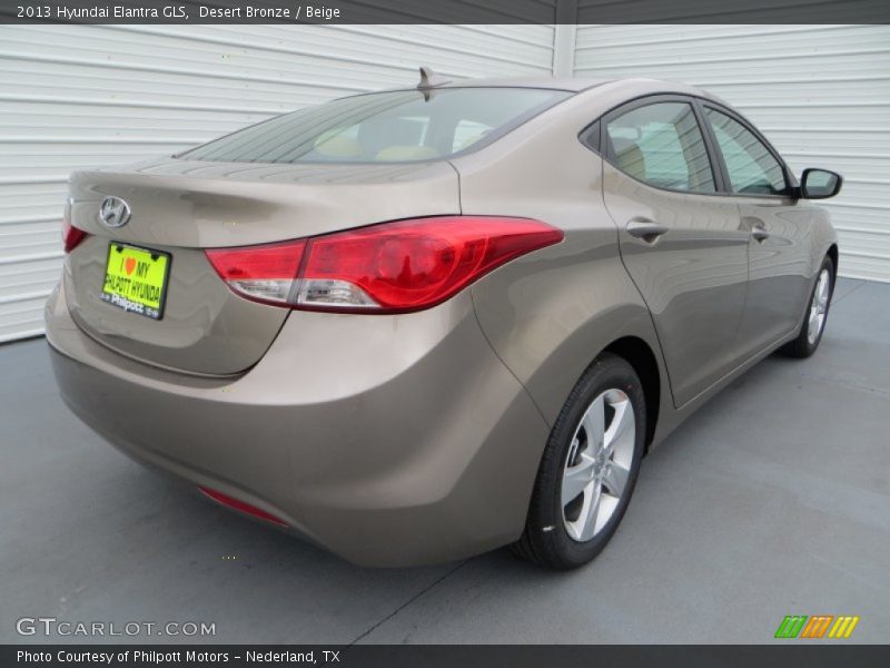 Desert Bronze / Beige 2013 Hyundai Elantra GLS