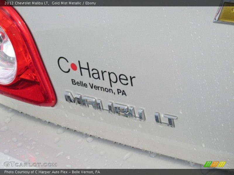 Gold Mist Metallic / Ebony 2012 Chevrolet Malibu LT
