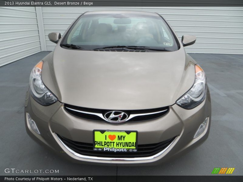 Desert Bronze / Beige 2013 Hyundai Elantra GLS