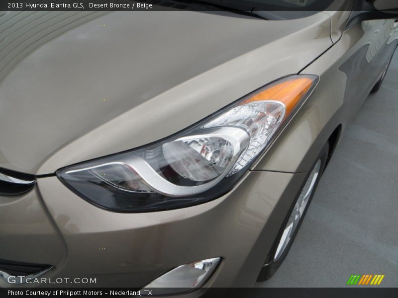 Desert Bronze / Beige 2013 Hyundai Elantra GLS
